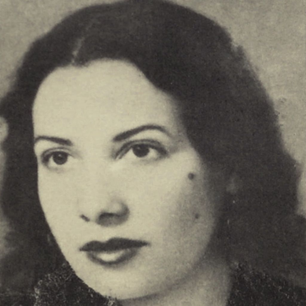 Fadwa Tuqan joven