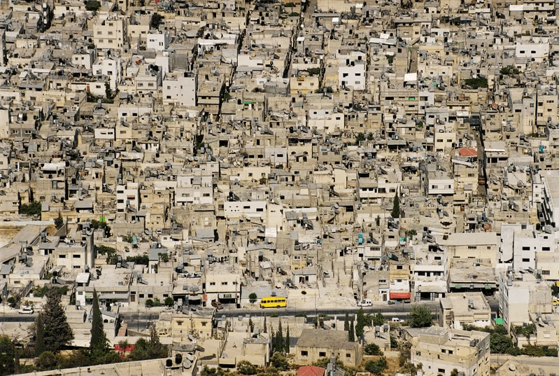 Campo de refugiados Balata en Palestina
